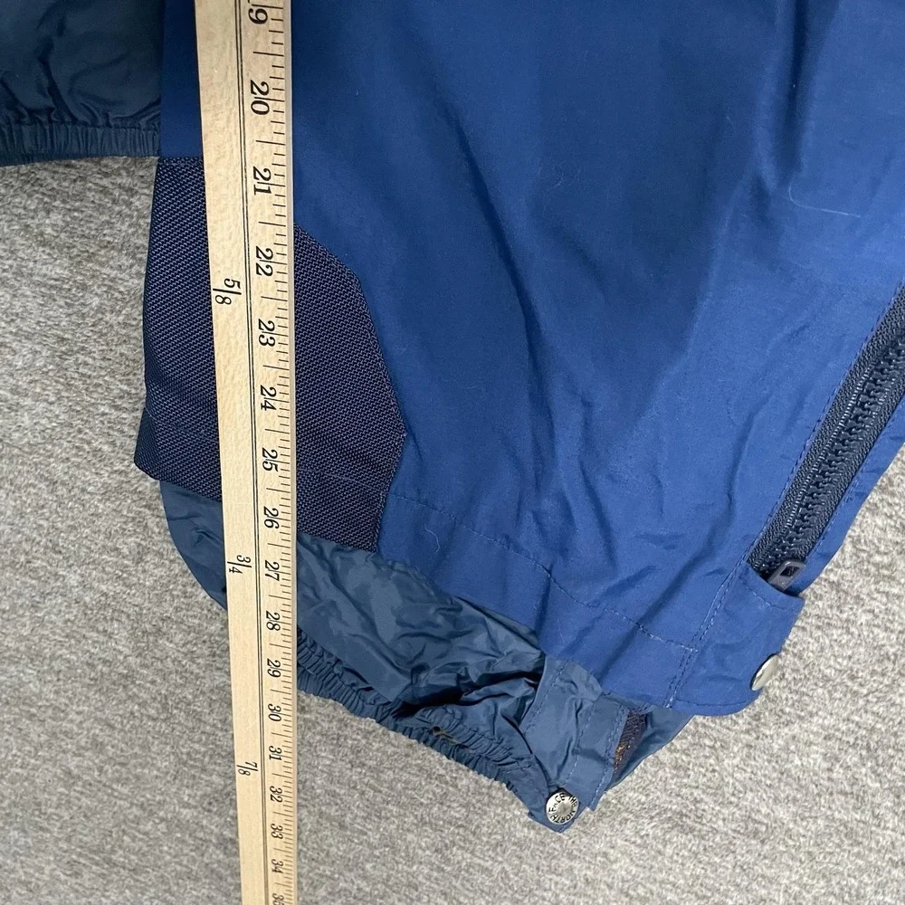 VTG The North Face Gore-Tex Ski Snow Pants Mens Large Blue Waterproof Shell Zip